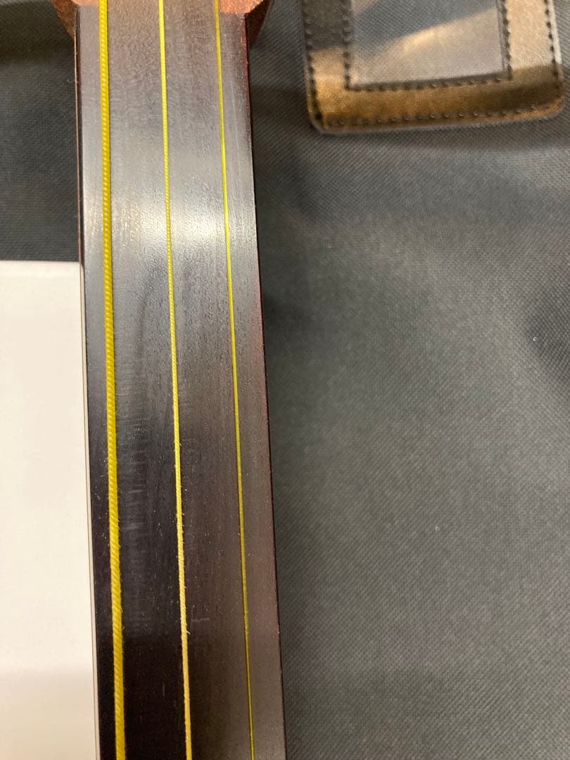 【津軽三味線】初心者セット　約1年使用　撥、駒、指掛け、黒いソフトケース付き