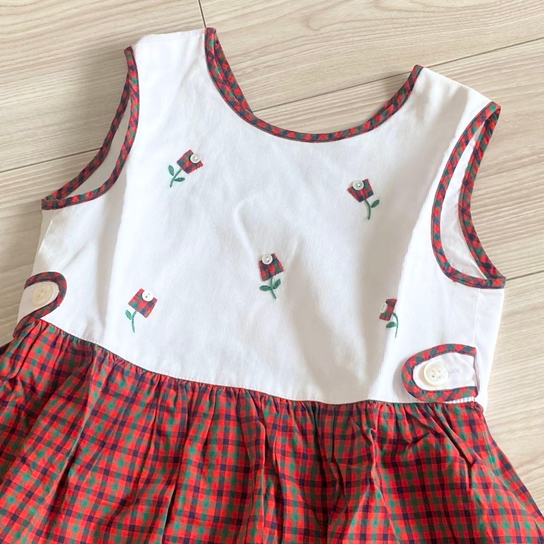 【リン】美品　ファミリア　ワンピース　110 & 新品　トップス　120