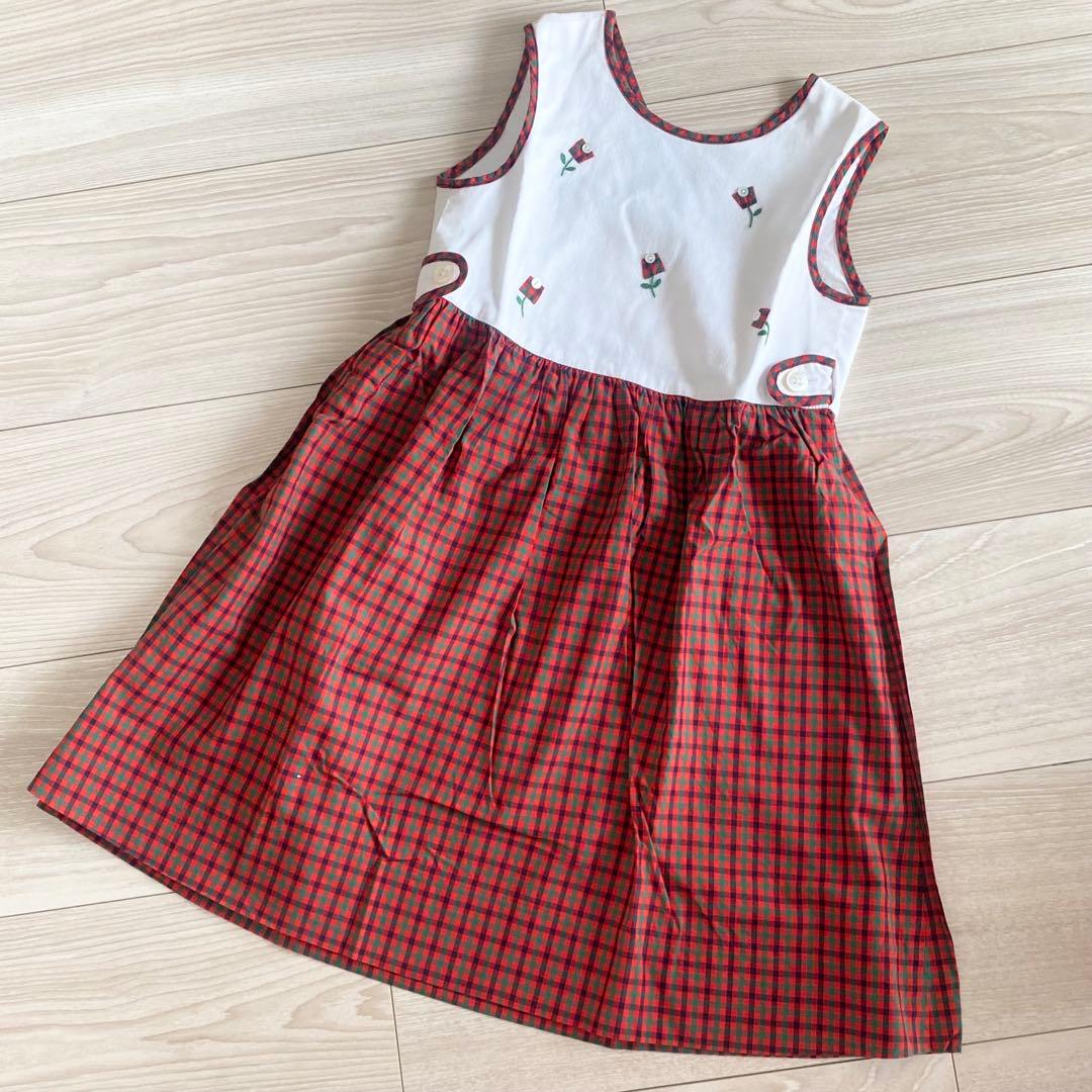 【リン】美品　ファミリア　ワンピース　110 & 新品　トップス　120