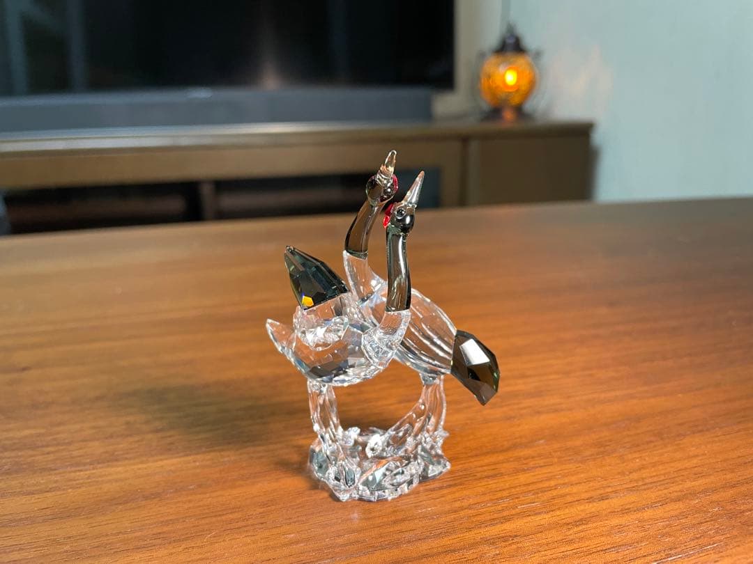 swarovski スワロフスキー 置物 タンチョウ ツル