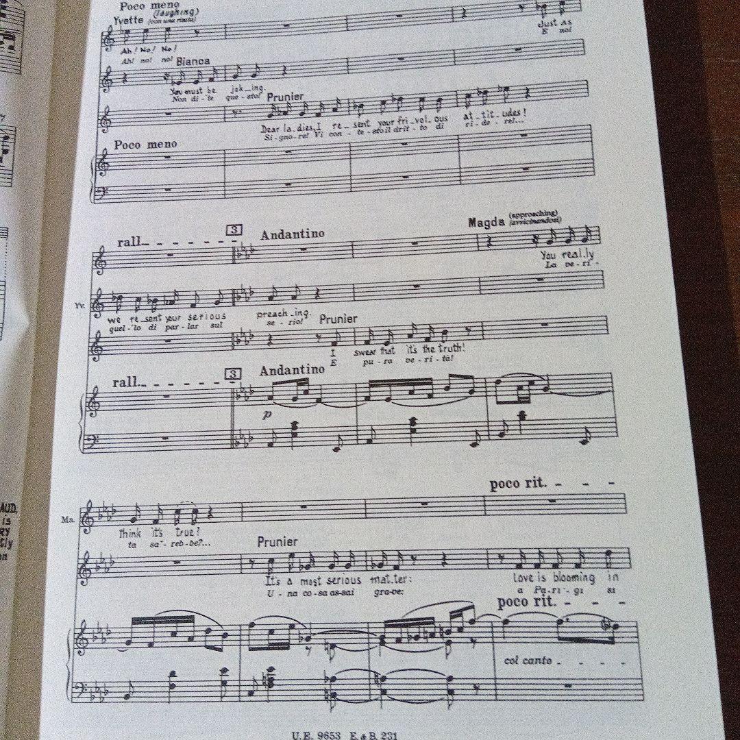 プッチーニ　つばめ