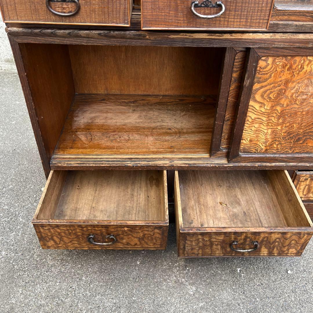 茶箪笥　飾り棚　箪笥　和家具　タンス　レトロ