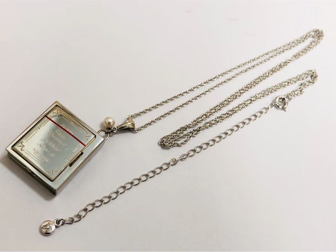 ☆ミキモト　時計付ネックレス　箱付