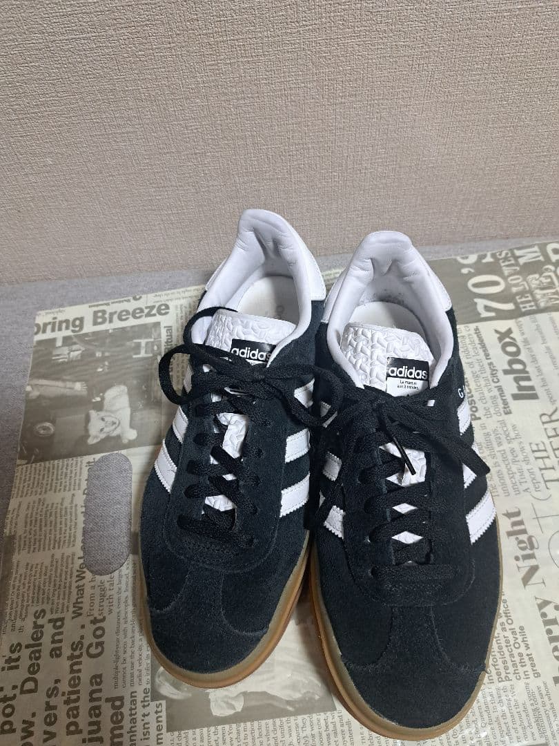 アディダス ガゼル ボールド 　厚底　スニーカー