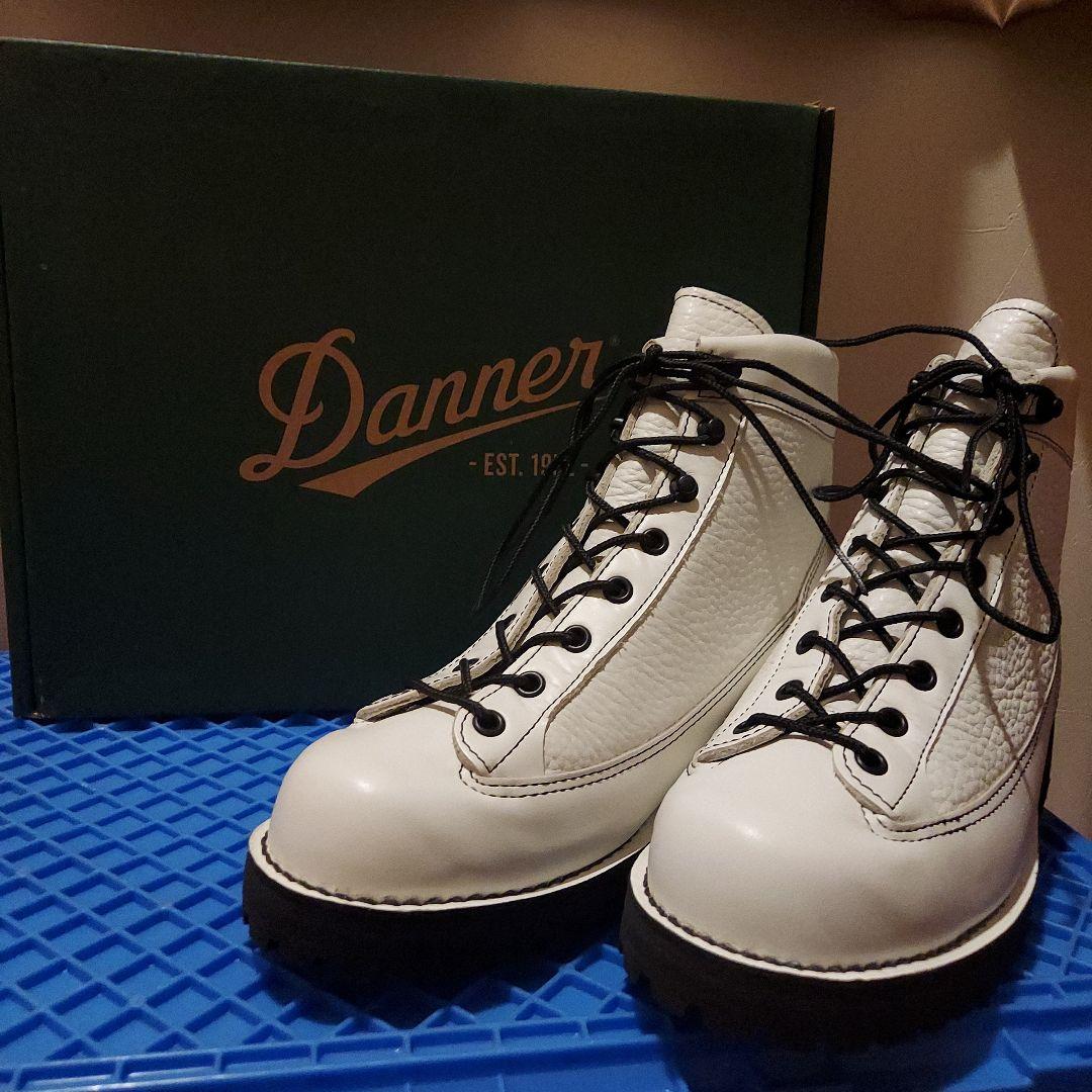 Danner ホワイト レザーワークブーツ サルバム別注