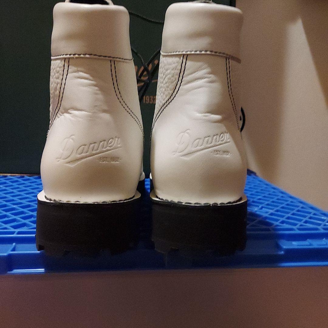 Danner ホワイト レザーワークブーツ サルバム別注