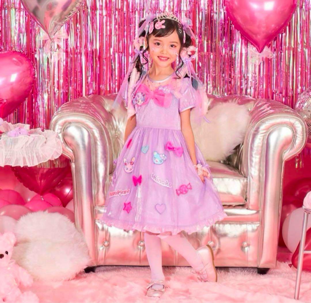 【しなこちゃん】なりきりワンピース 120cm【mezzo piano】完売品