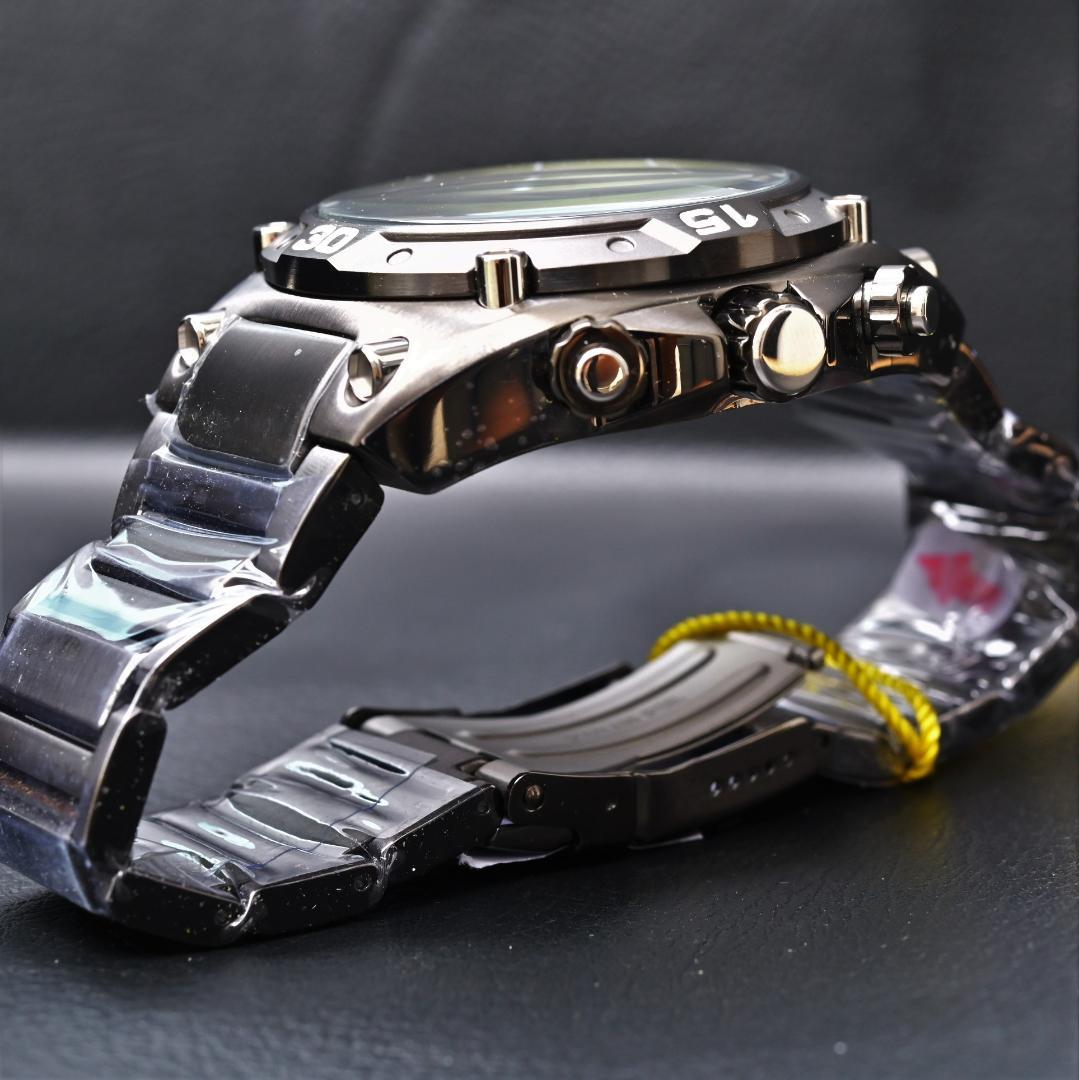 インビクタ『Aviator 40268』★デュアルタイム機能★ガンメタカラー