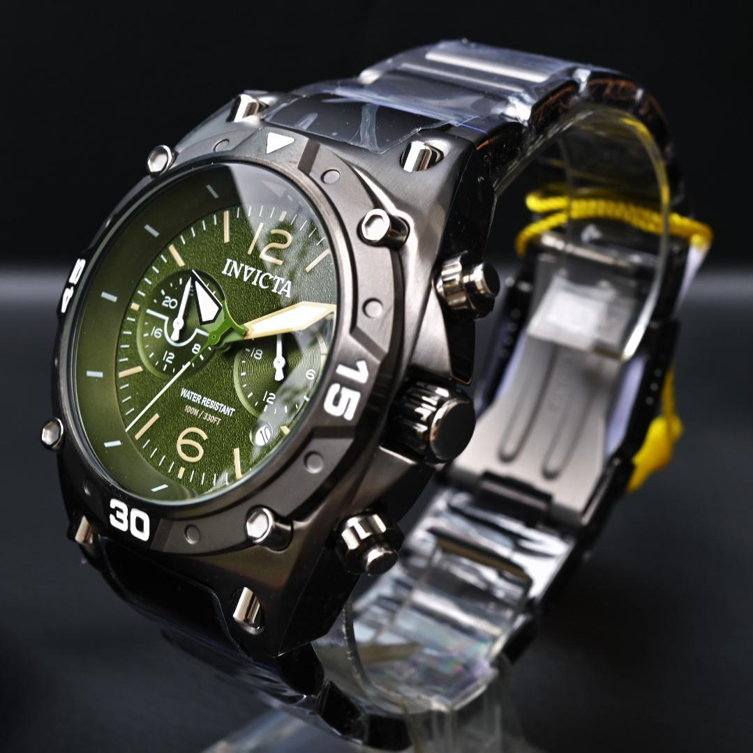 インビクタ『Aviator 40268』★デュアルタイム機能★ガンメタカラー