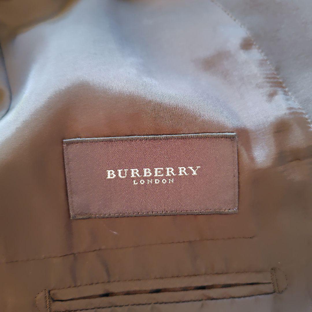 バーバリー　黒 シングルジャケット スラックス セット