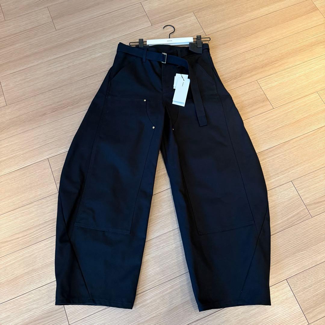 新品 sacai Carhartt WIP Duck Pants Black 1