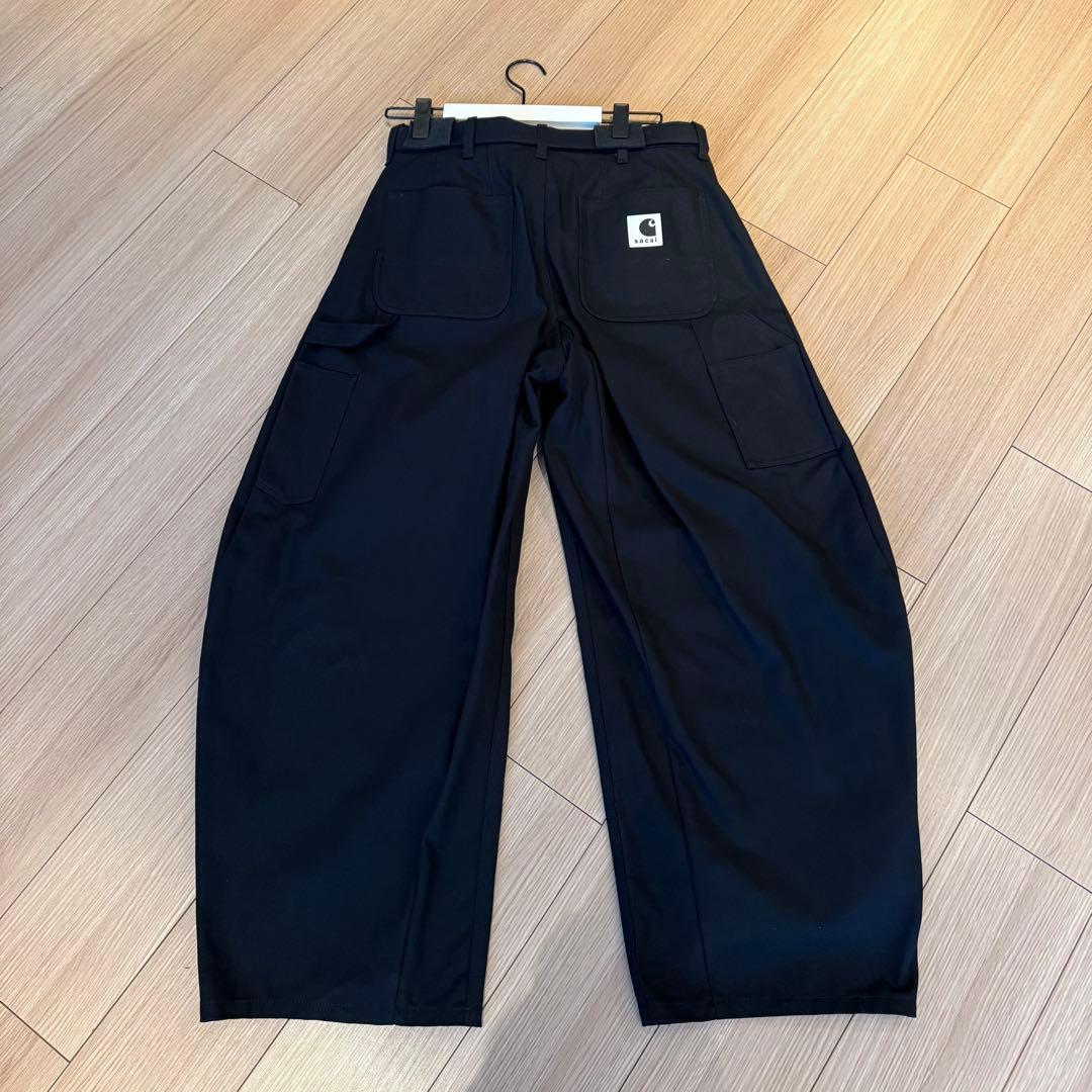 新品 sacai Carhartt WIP Duck Pants Black 1