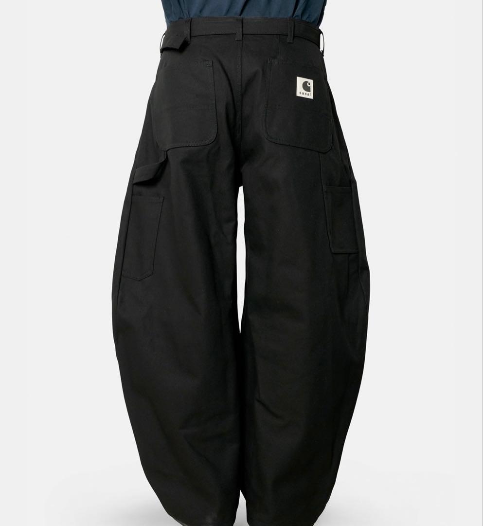 新品 sacai Carhartt WIP Duck Pants Black 1