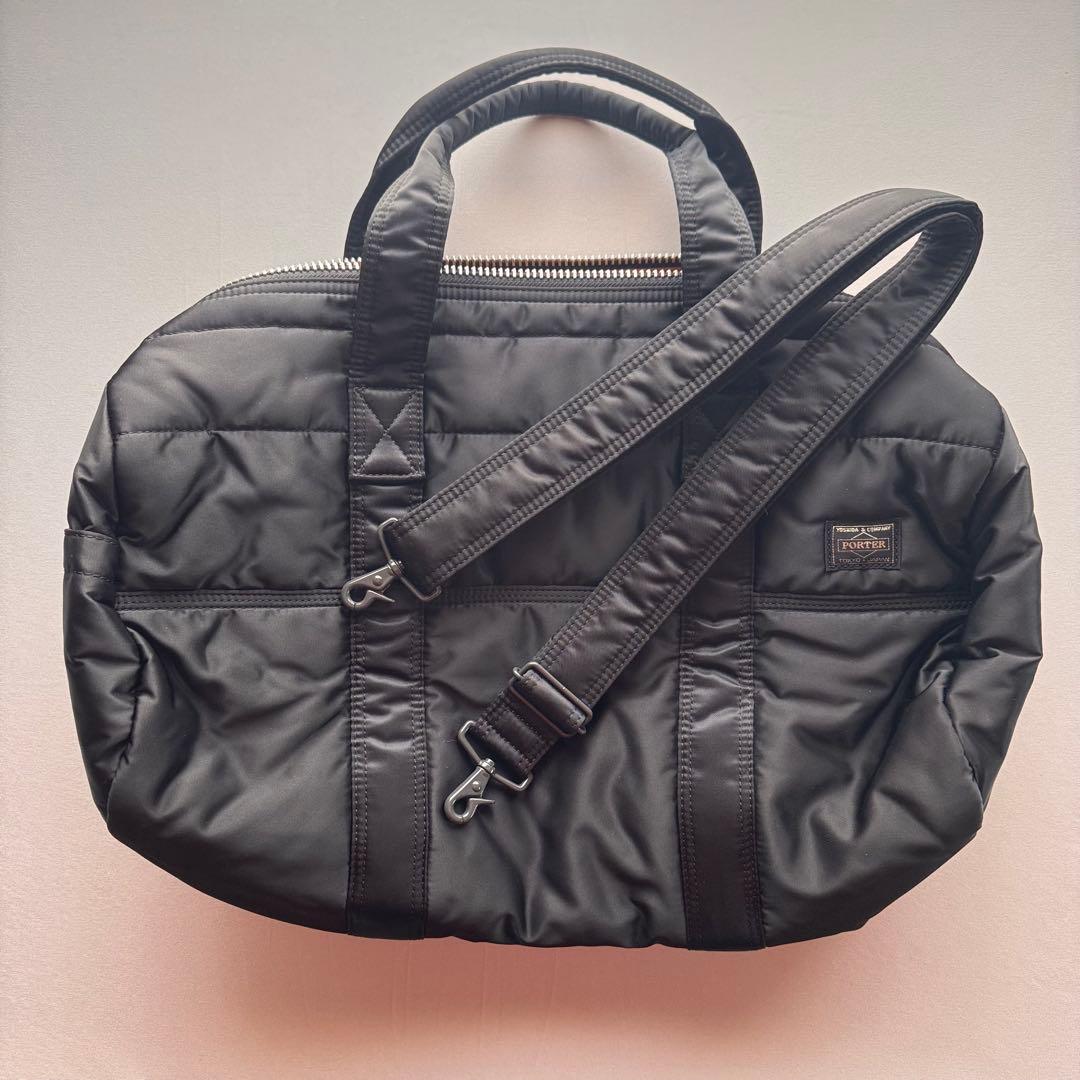 PORTER タンカー ドラムバッグ 2WAY ボストン 廃盤 美品 ブラック