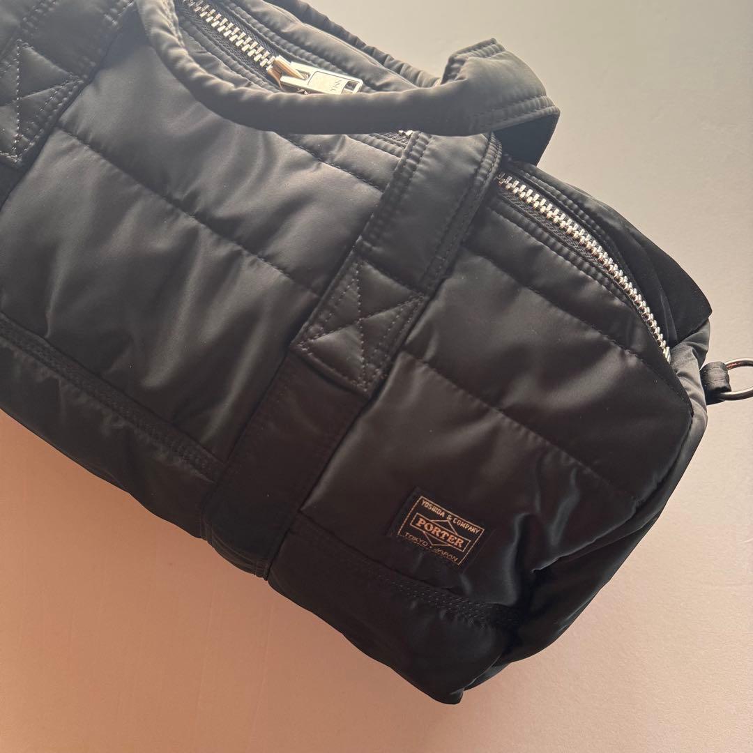 PORTER タンカー ドラムバッグ 2WAY ボストン 廃盤 美品 ブラック