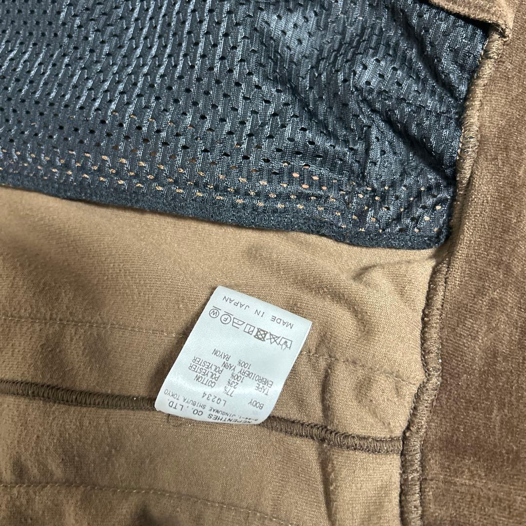 Needles トラックジャケット ブラウン ベロア 22aw Mサイズ