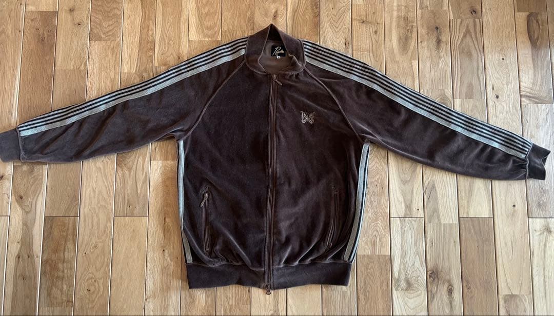 Needles トラックジャケット ブラウン ベロア 22aw Mサイズ