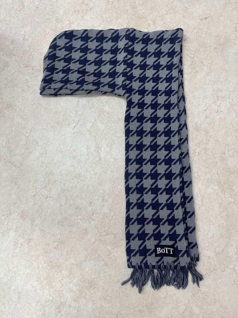 小物 BOTT HOUNDSTOOTH HOODED SCARF