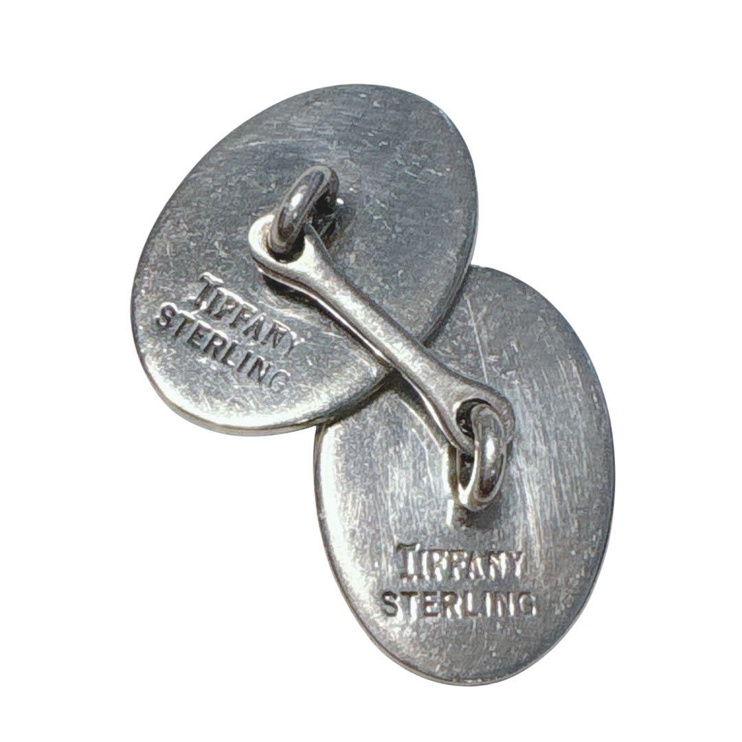 ［希少］Tiffany & Co. ティファニー　カフス　シルバー　オーバル