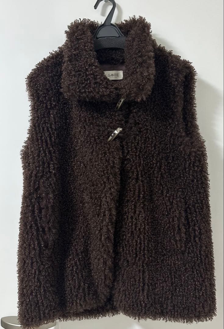 限定値下げ ETRE TOKYO SANTE クリンプフェイクファーベスト 新品