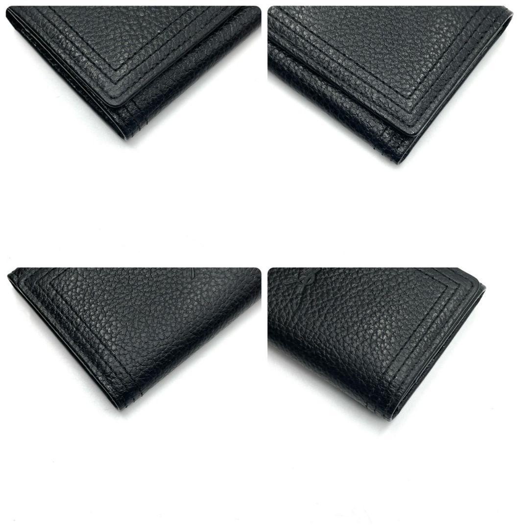 未使用級● イヴサンローラン キーケース 5連 YSLロゴ ブラック レザー