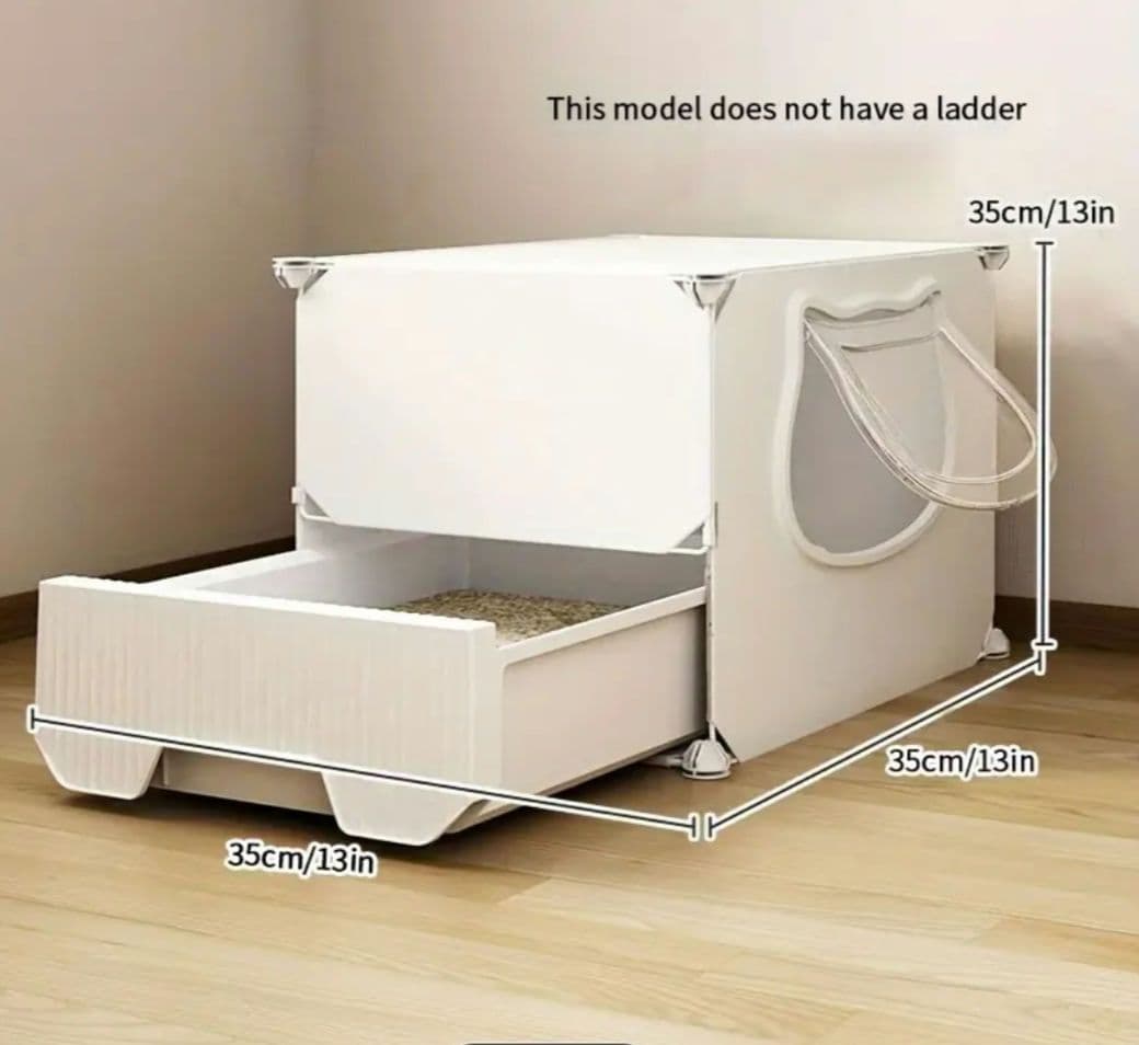 猫用キャットケージ 3階 + トイレボックス