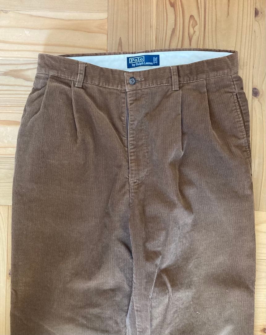 Ralph Lauren ラルフ 32 コーデュロイパンツ ブラウン 古着