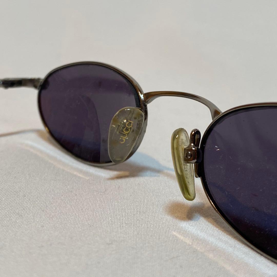 90s GUCCI オーバル メタル サングラス