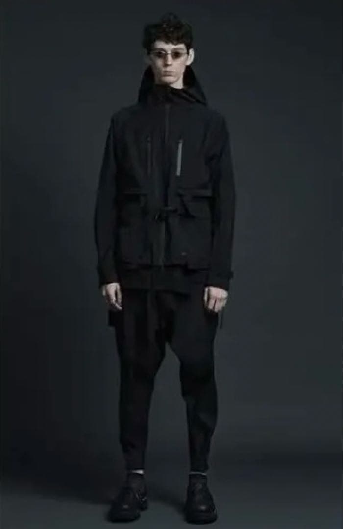 即完売品　　　サルエルパンツ 黒 ウエストベルト付き