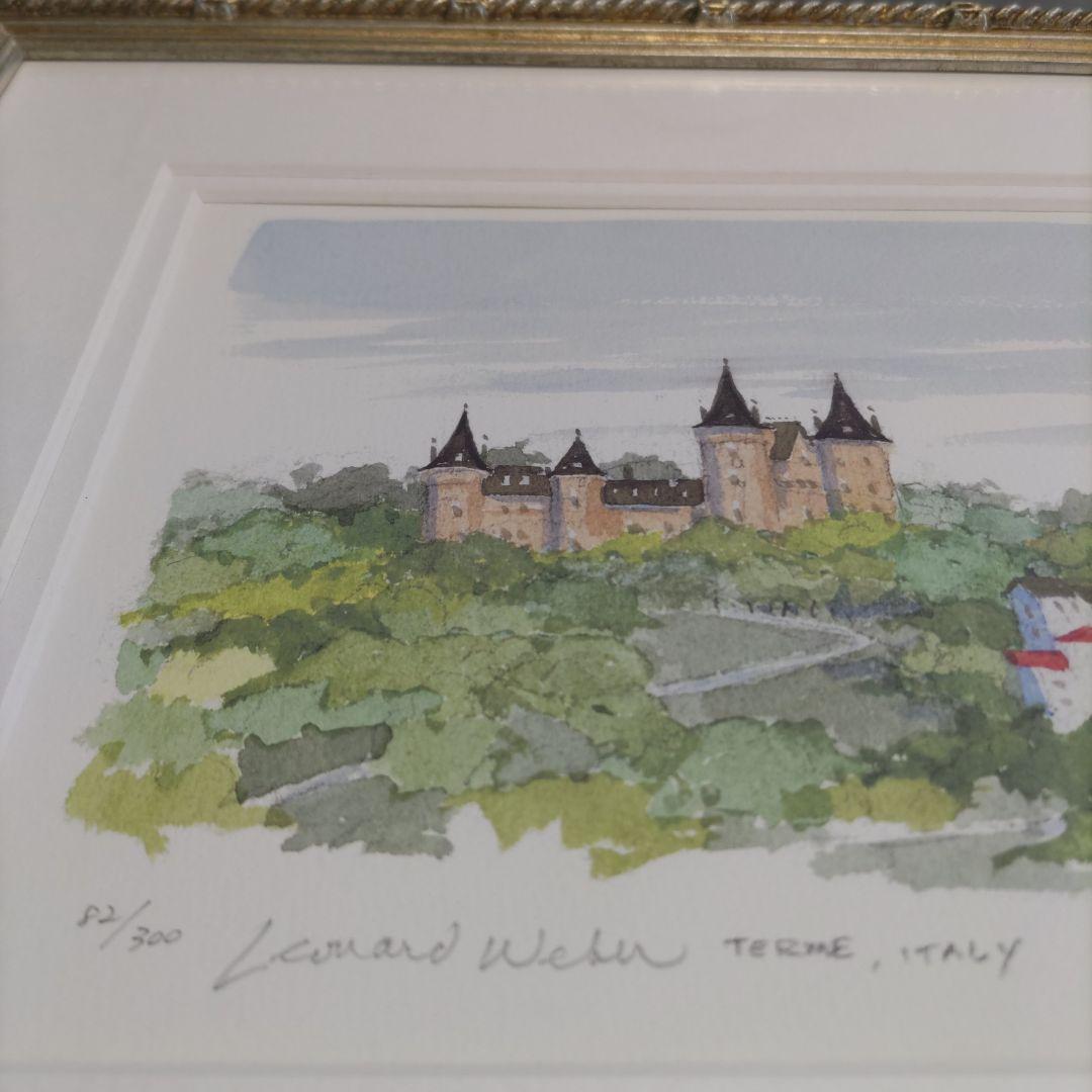 レオナルド ウェーバー ジクレー 額装 ☆直筆サイン・エディション有り☆限定版画