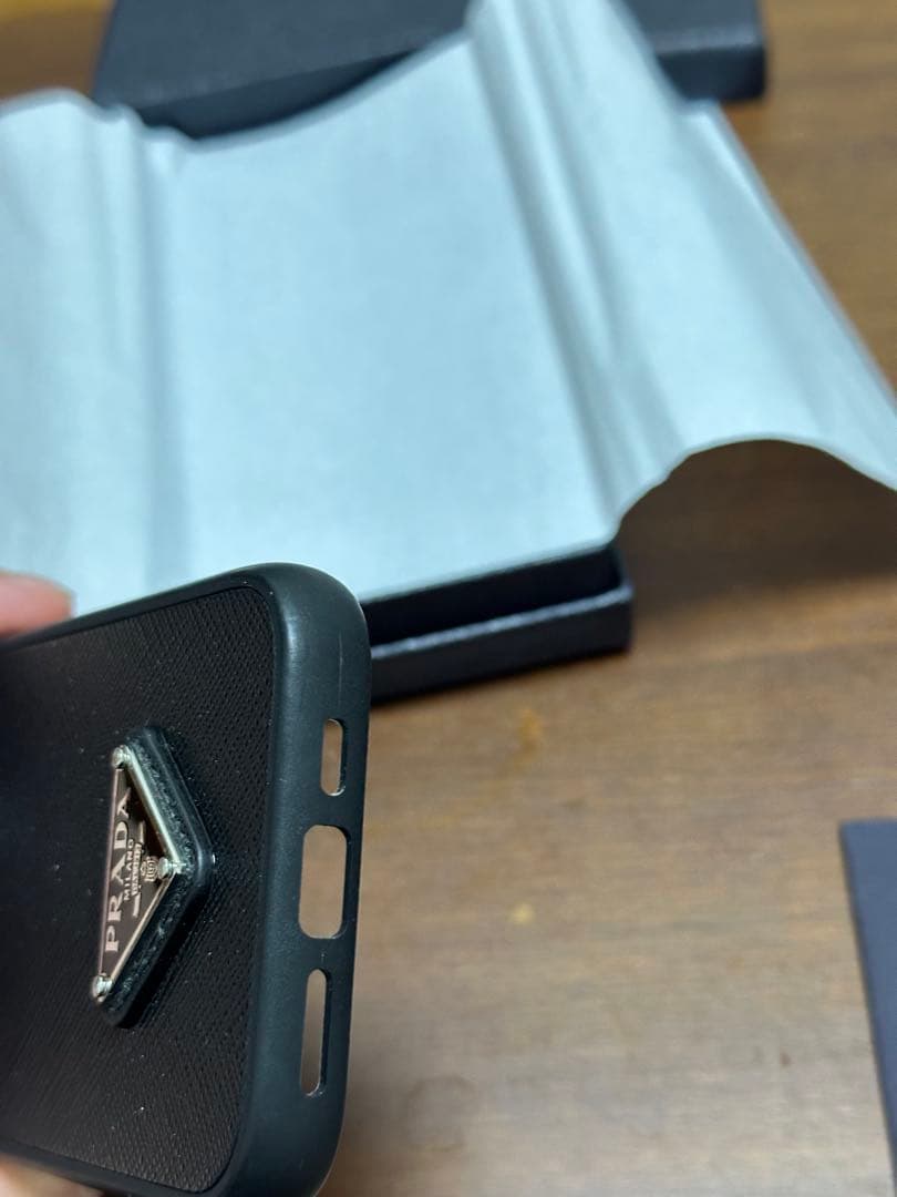 PRADA iPhone14pro用ケース ブラック