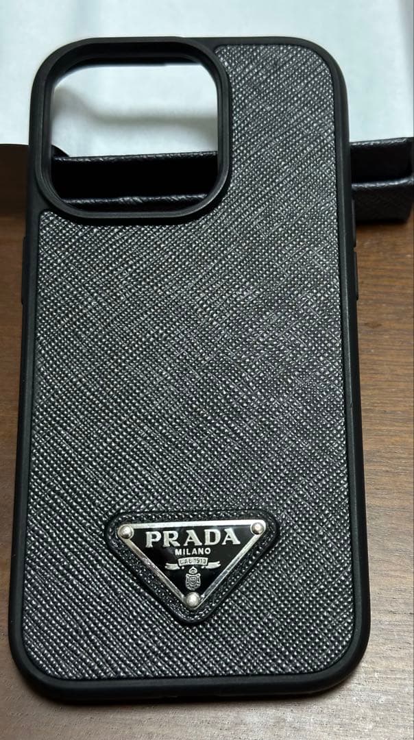 PRADA iPhone14pro用ケース ブラック