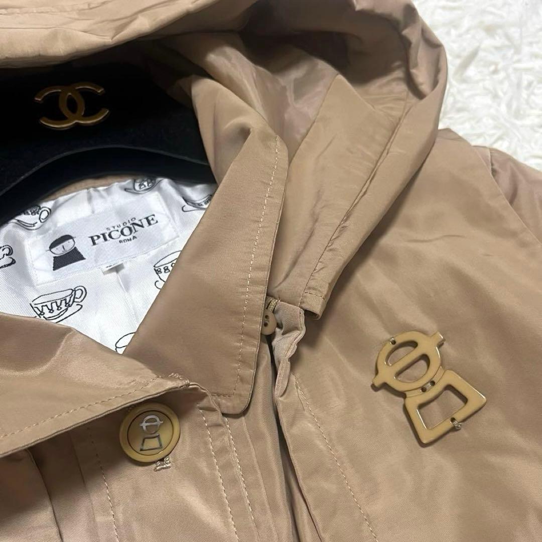 美品✨PICONE ピッコーネ　ナイロンコート　トレンチ　3way 中綿ベスト付