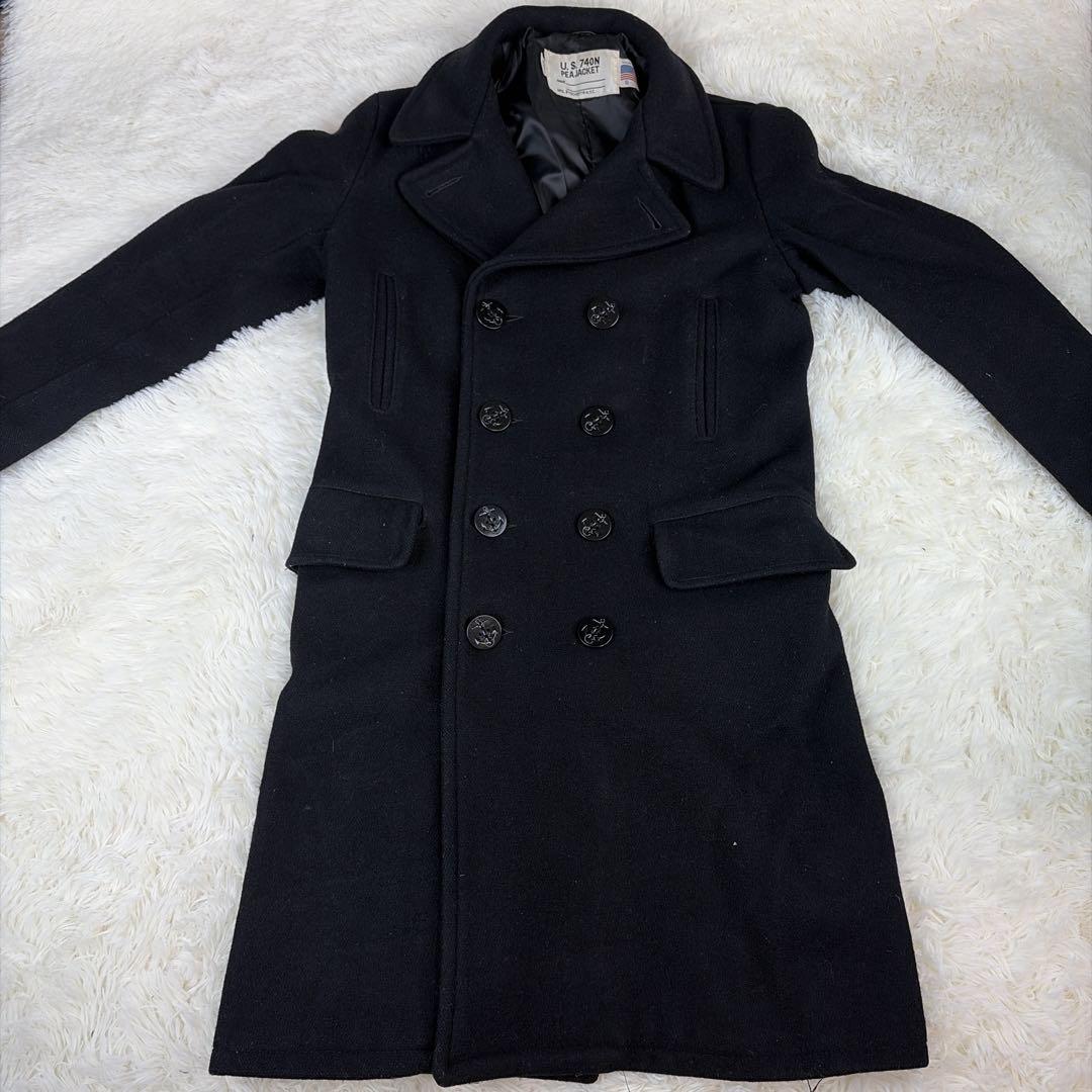 Schott ショット　714US ブラック ピーコート