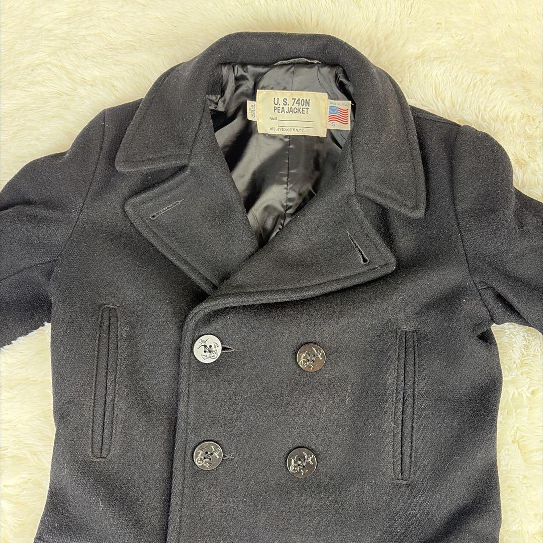 Schott ショット　714US ブラック ピーコート