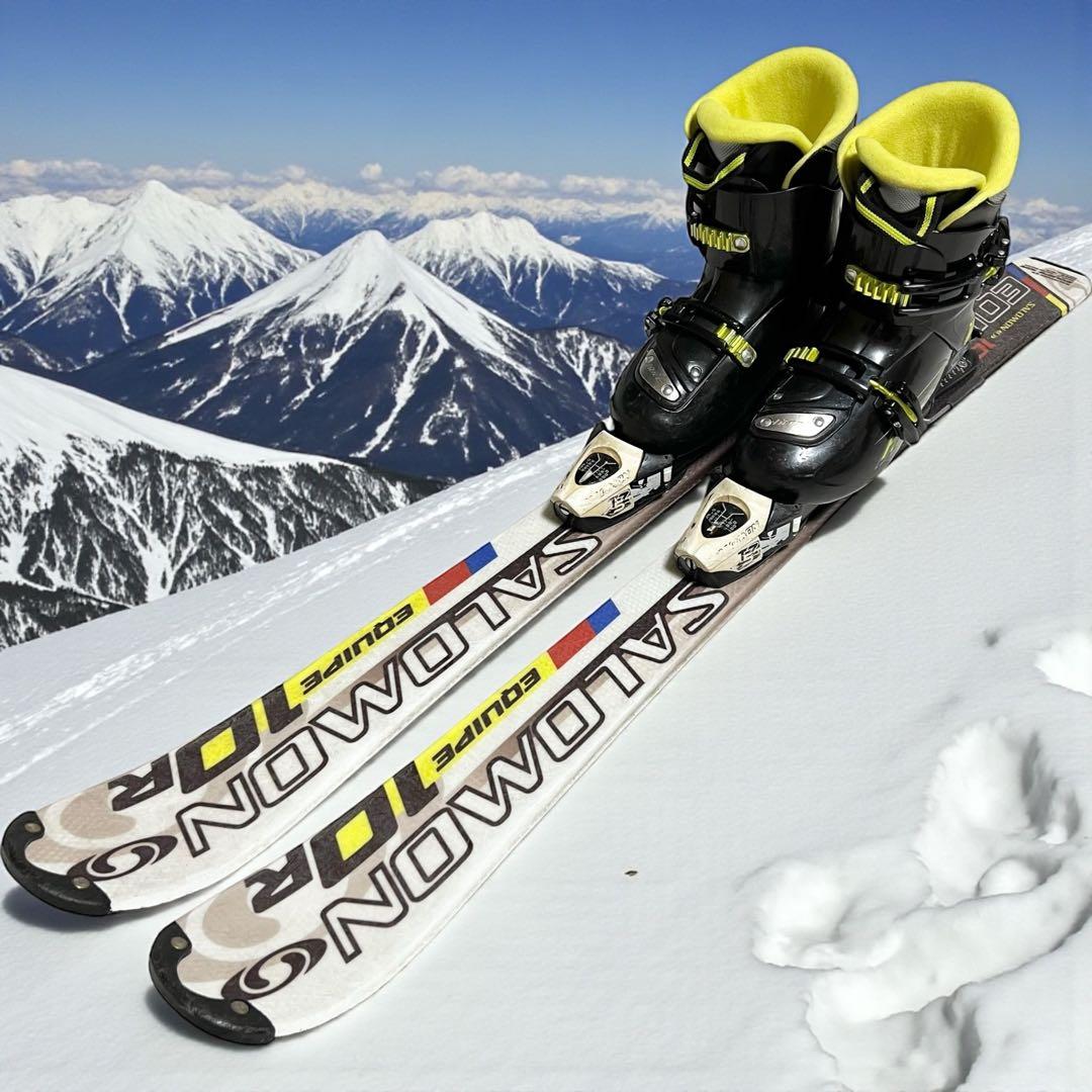 ジュニアスキー　ブーツ　セット EQUIPE 10R 110 SALOMON
