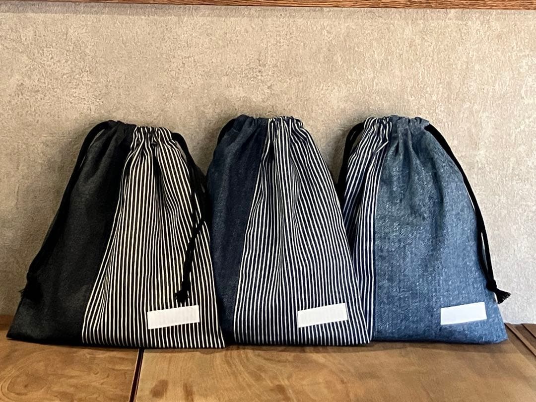 たぴとぴ　巾着袋　エプロン　三角巾　オーダー