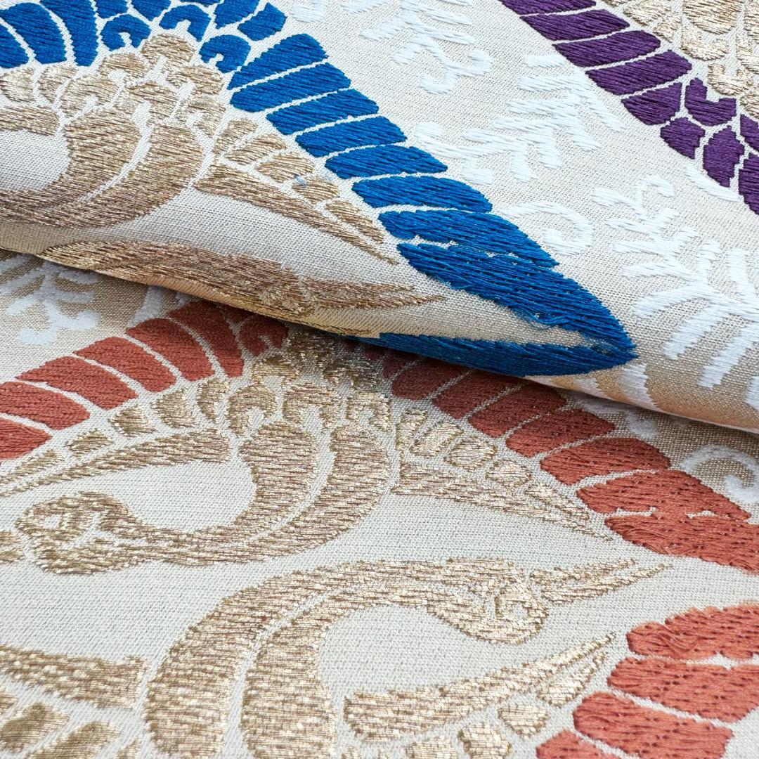 きものヱビス ■ 人間国宝 喜多川平郎 作 なごや帯 有職織物 唐織