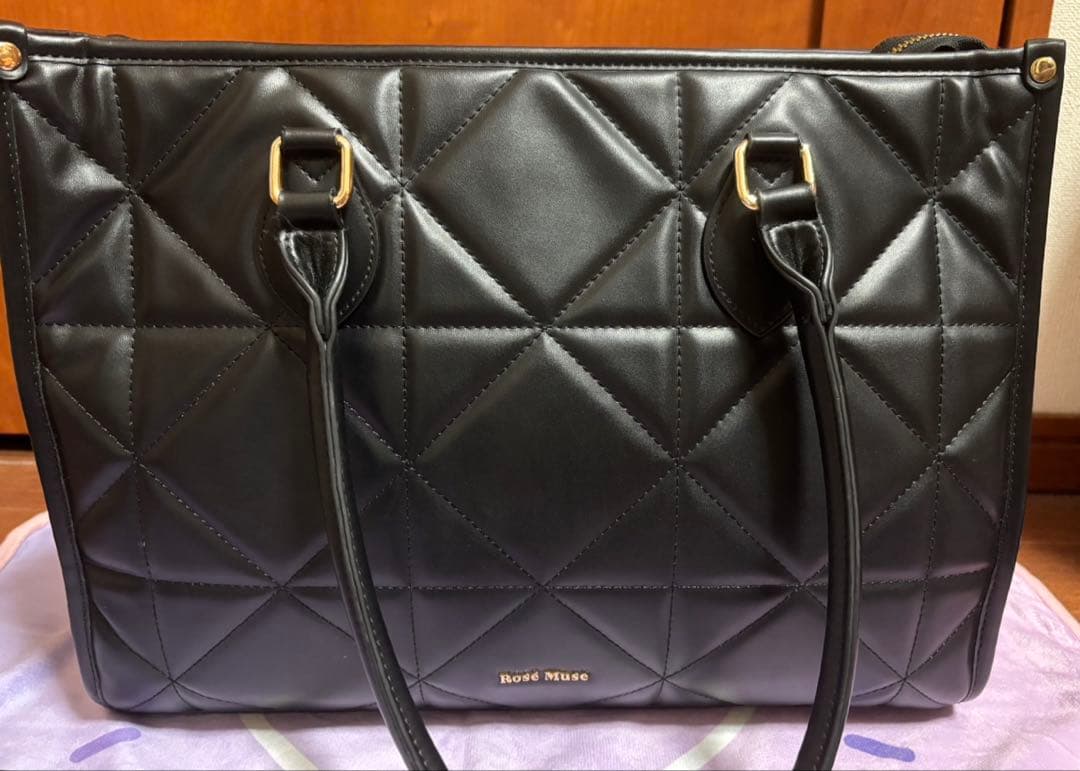 Rosé Muse quilting tote L