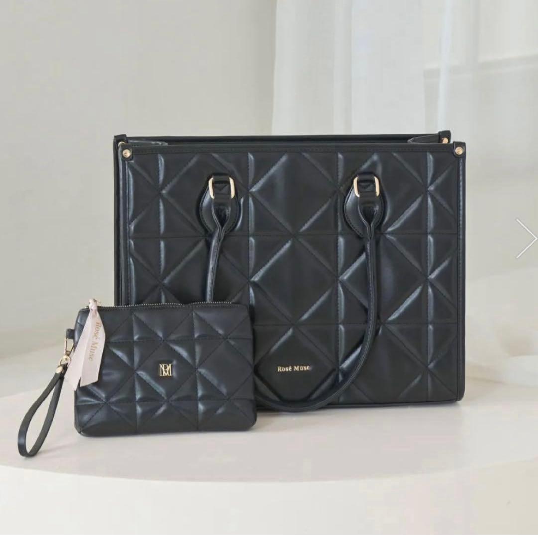 Rosé Muse quilting tote L