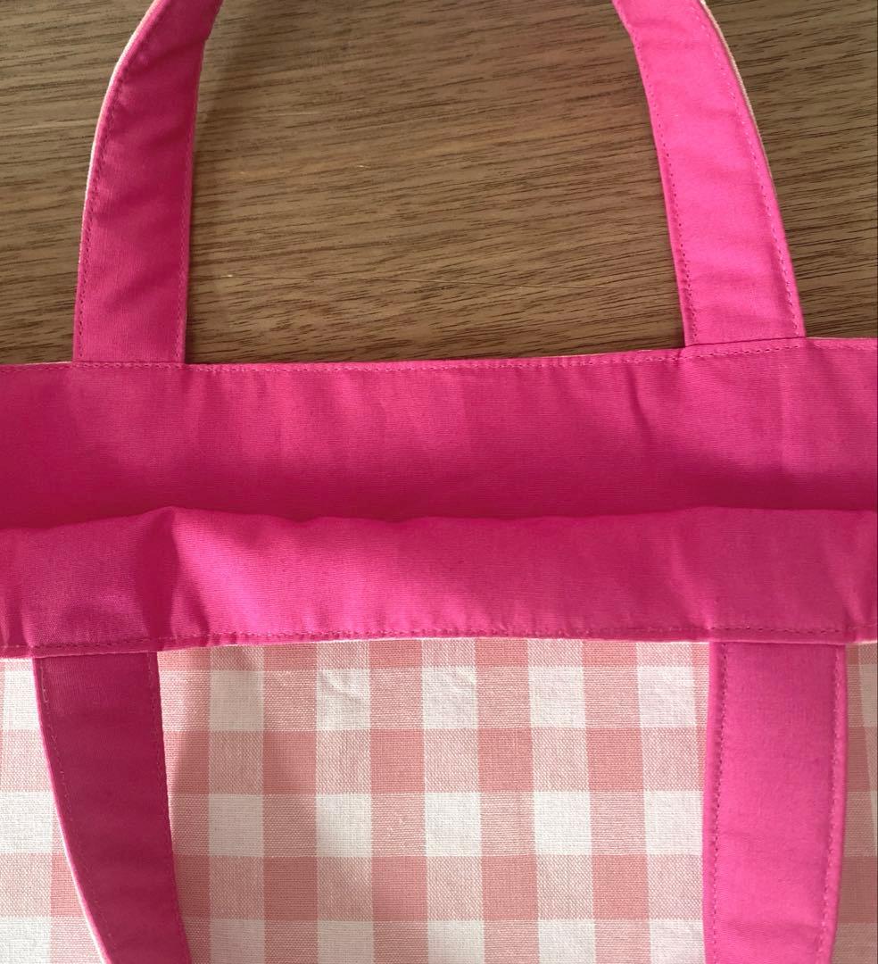 rin♡　両サイドフリルレッスンバック　両サイドフリル体操着袋　上履き入れ