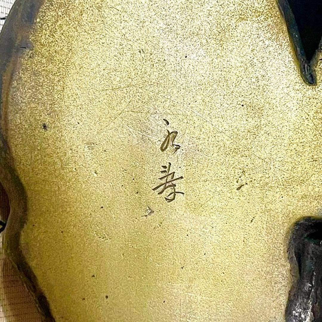 アンティーク　古銅製　牛の置物