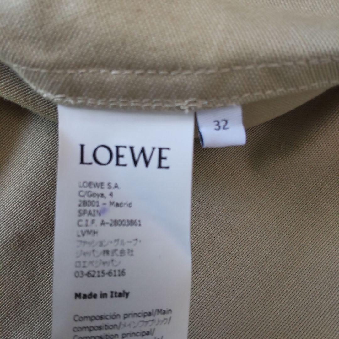 美品 ロエベ ツイードカラー 2way マキシ丈 トレンチコート ベルト付