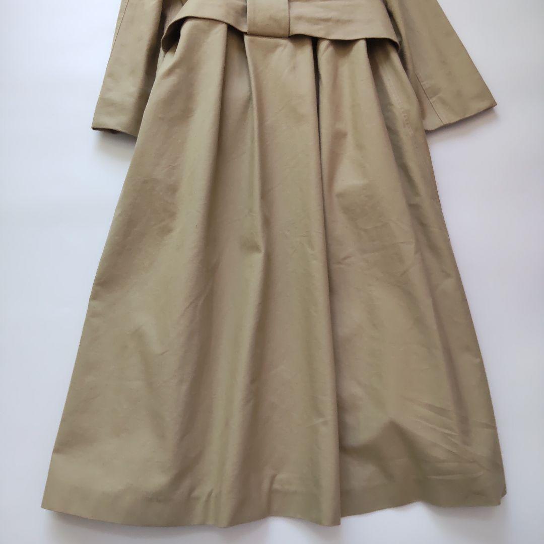 美品 ロエベ ツイードカラー 2way マキシ丈 トレンチコート ベルト付