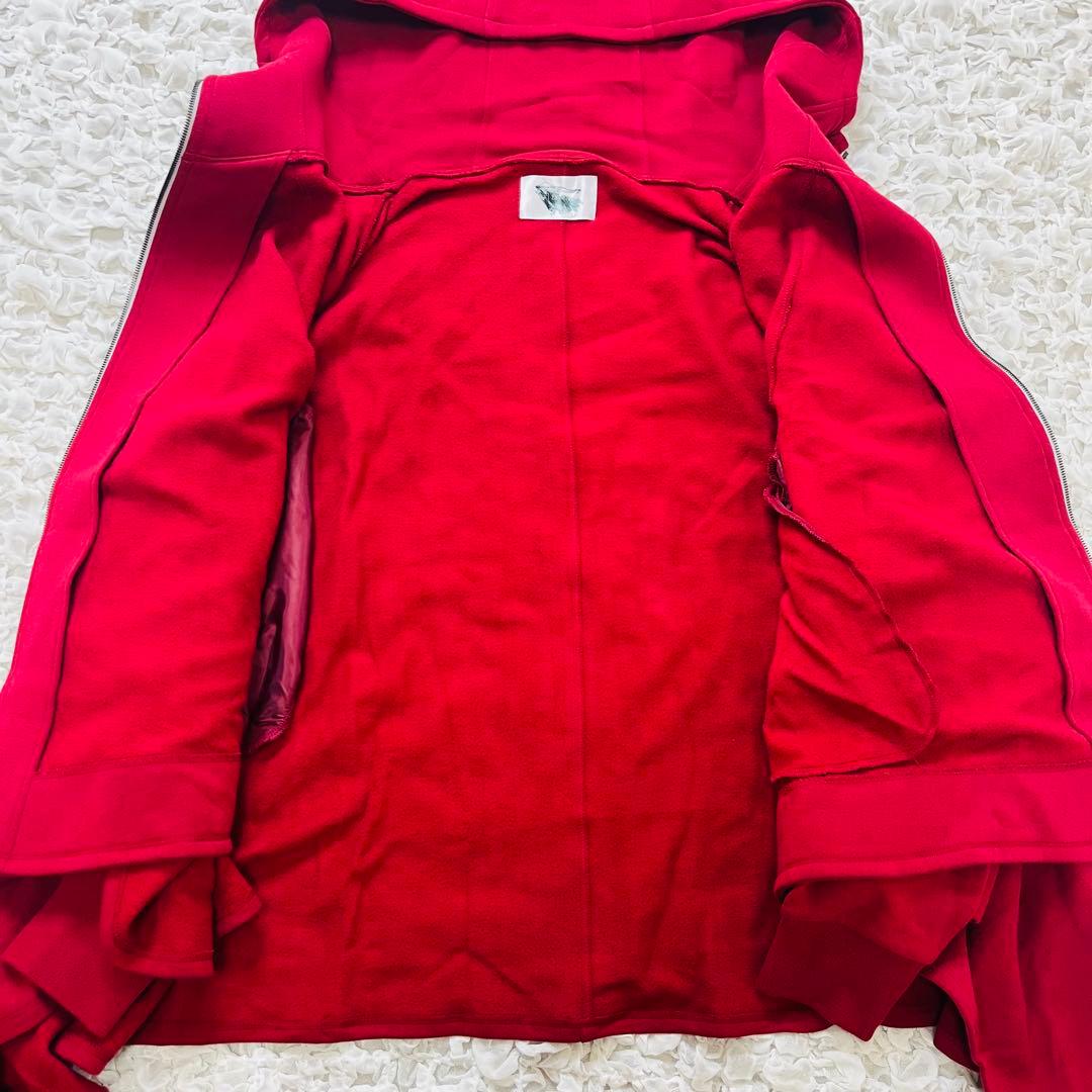 なびくパーカー赤レッド ha | za | ma ハザマhazama松井 諒祐