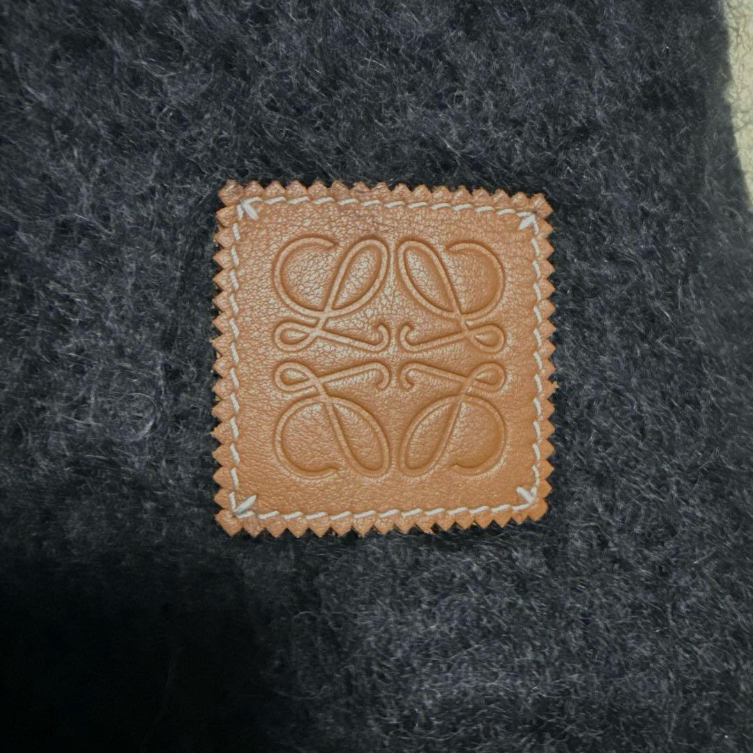 ♡LOEWE♡マフラー美品♡ブラック⭐︎モヘア⭐︎