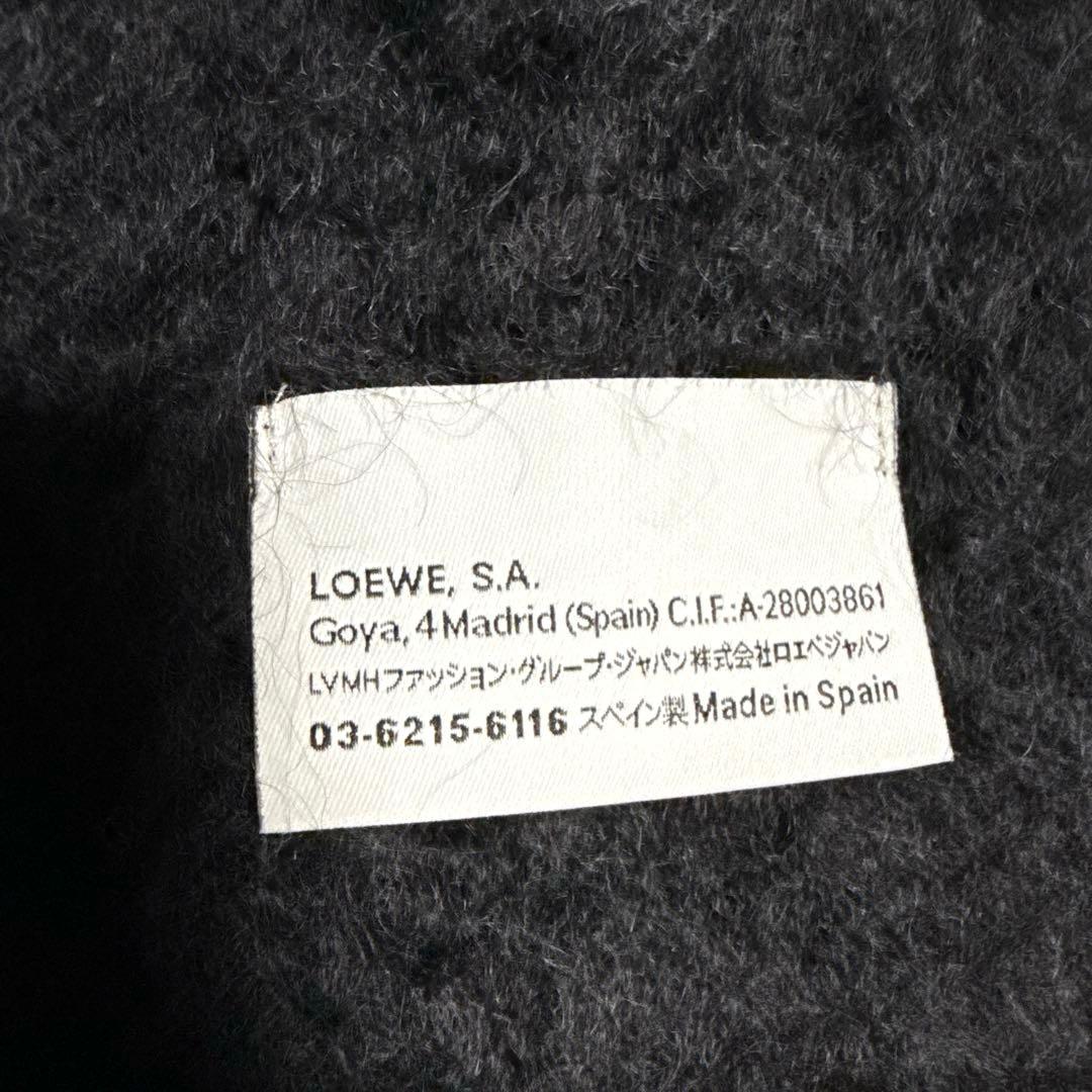 ♡LOEWE♡マフラー美品♡ブラック⭐︎モヘア⭐︎