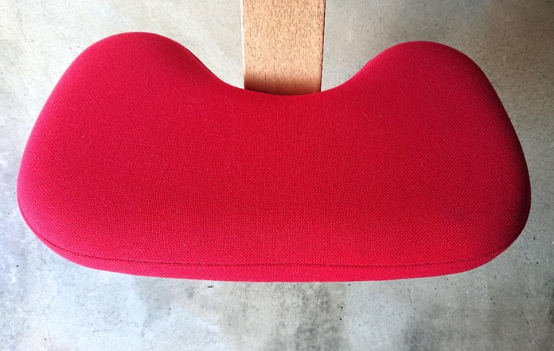 【良品】サカモトハウス バランスチェアイージー　レッド(ショートフレーム)