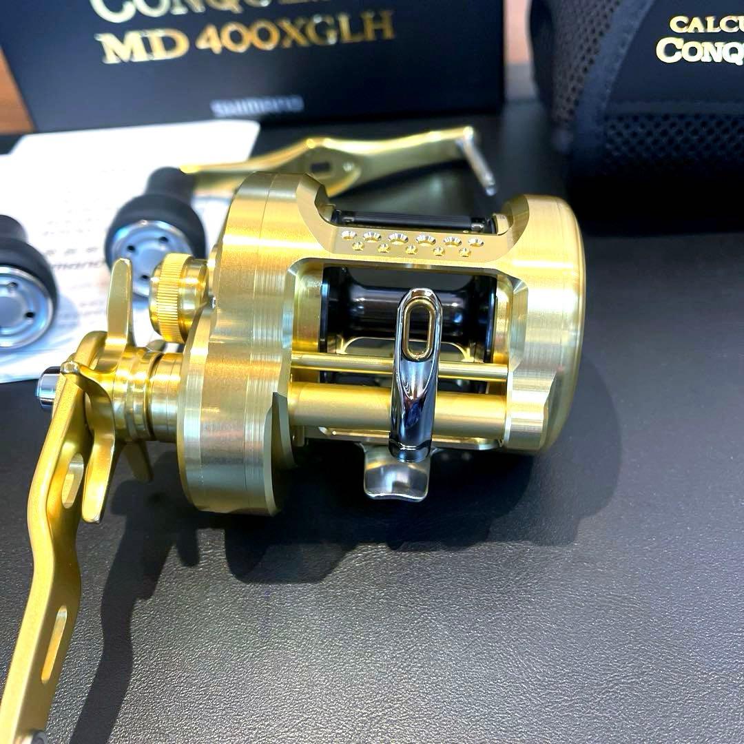 23カルカッタコンクエストMD 400XGLH シングルハンドル