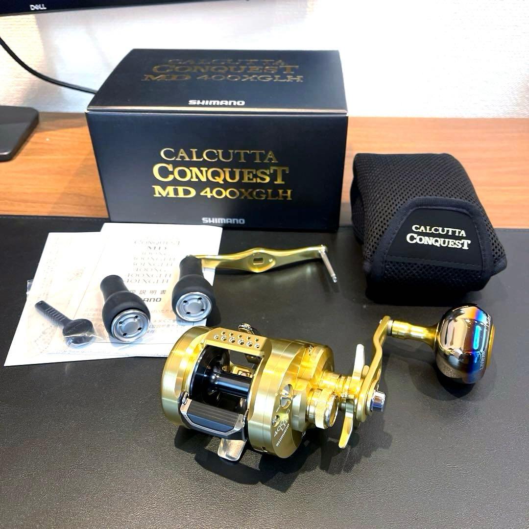 23カルカッタコンクエストMD 400XGLH シングルハンドル